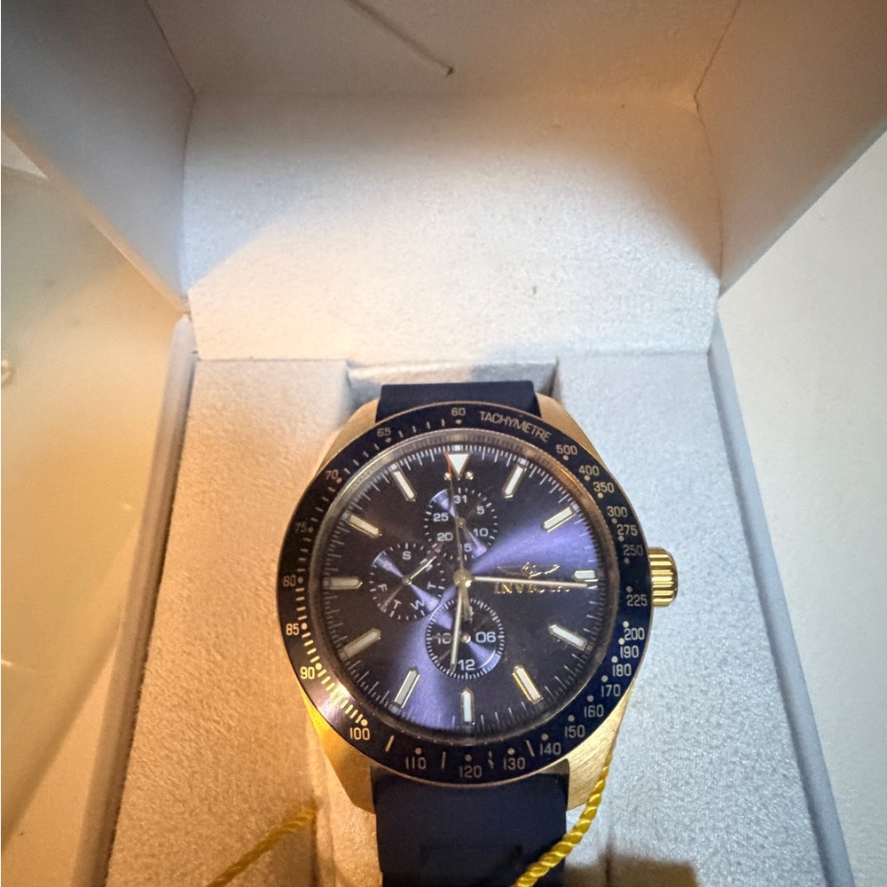 Invicta Blue and Gold Women's Watch